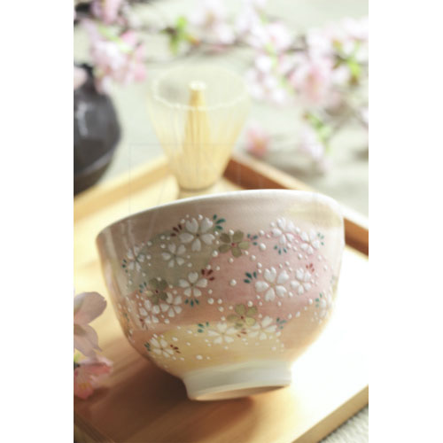 sakura design matcha bowl